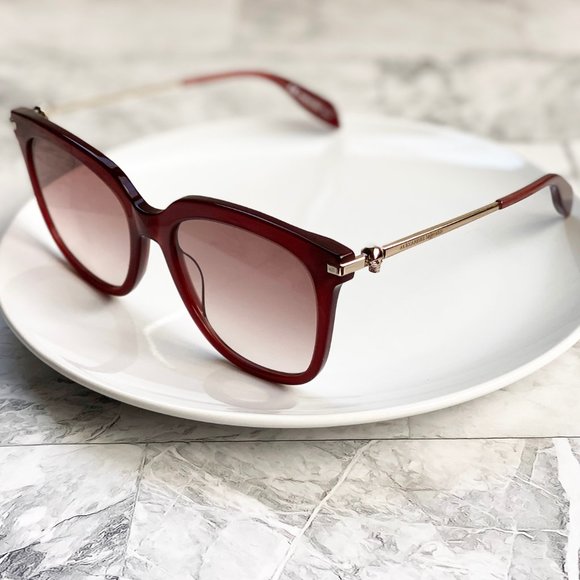 NEW Alexander McQueen Core 55mm Square Sunglasses - Picture 6 of 10